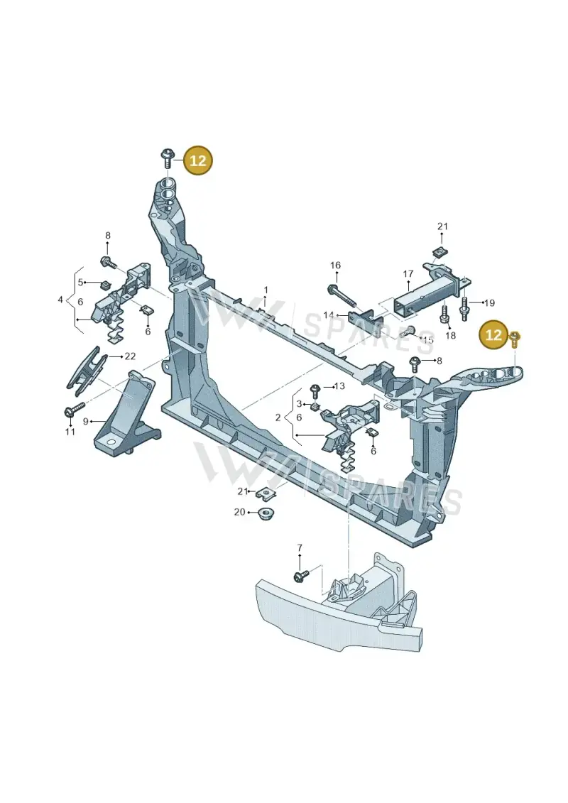 N91070201 — Audi RS6 Avant (2019-) diagram 537805000, position 12