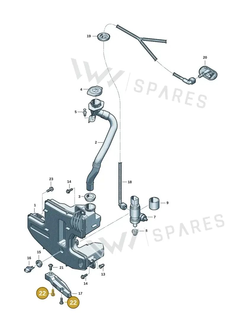 N91071702 — Audi Q6 e-tron (2023-) diagram f5s955010, position 22