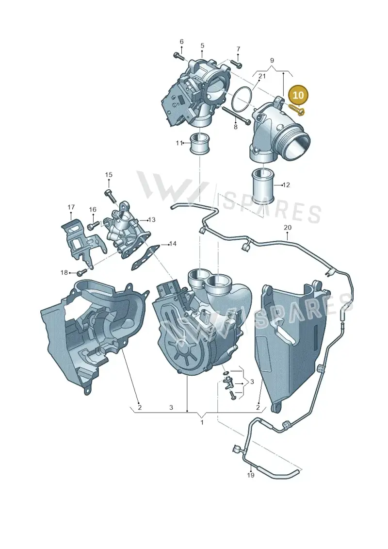 N91093501 — Audi A6 2.0 (2018-) diagram 435145700, position 10