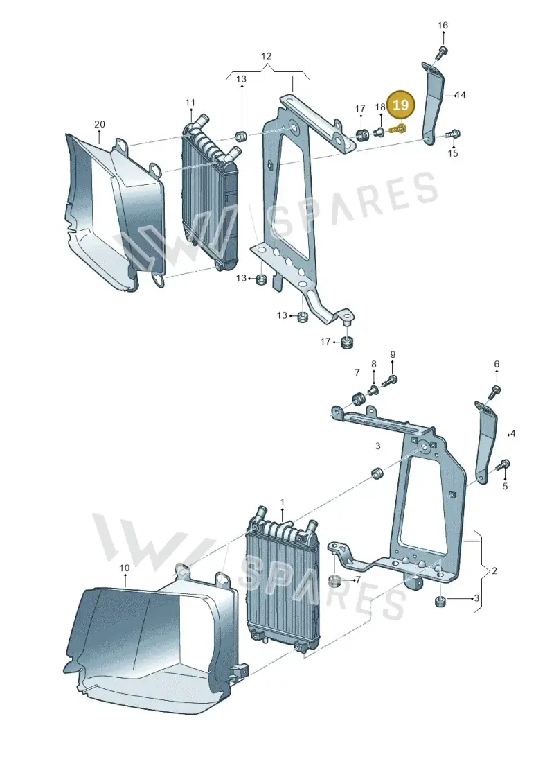 N91097001 — Audi Q8 Quattro 3,0 (2018-) diagram 859121730, position 19