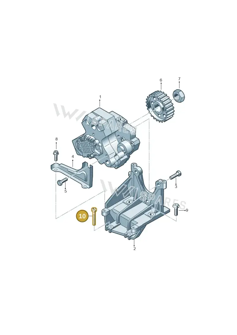 N91104701 — Audi Q7 qu. 3.0 TDI (2009-2015) diagram 291130400, position 10