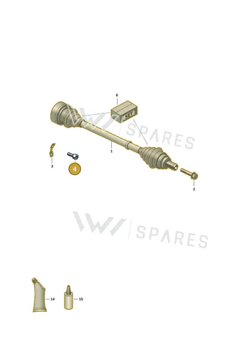 N91108201 — Audi A5 Limo 2.0 (2024-) diagram 8wk501000, position 4