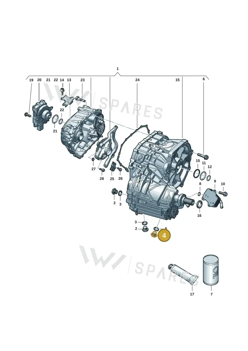 N91119401 — Audi RS e-tron GT (2020-2020) diagram 4j1300500, position 4