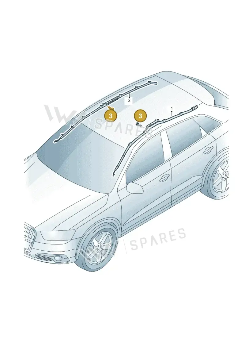 N91120202 — Audi Q3 1.4 (2016-) diagram 764880300, position 3