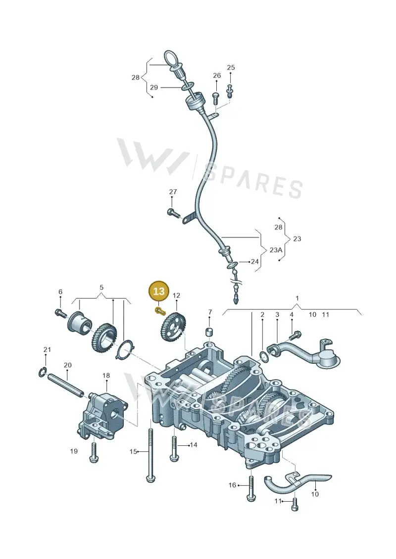 N91121301 — Audi Q3 2.0 TDI (2014-2019) diagram 679115400, position 13