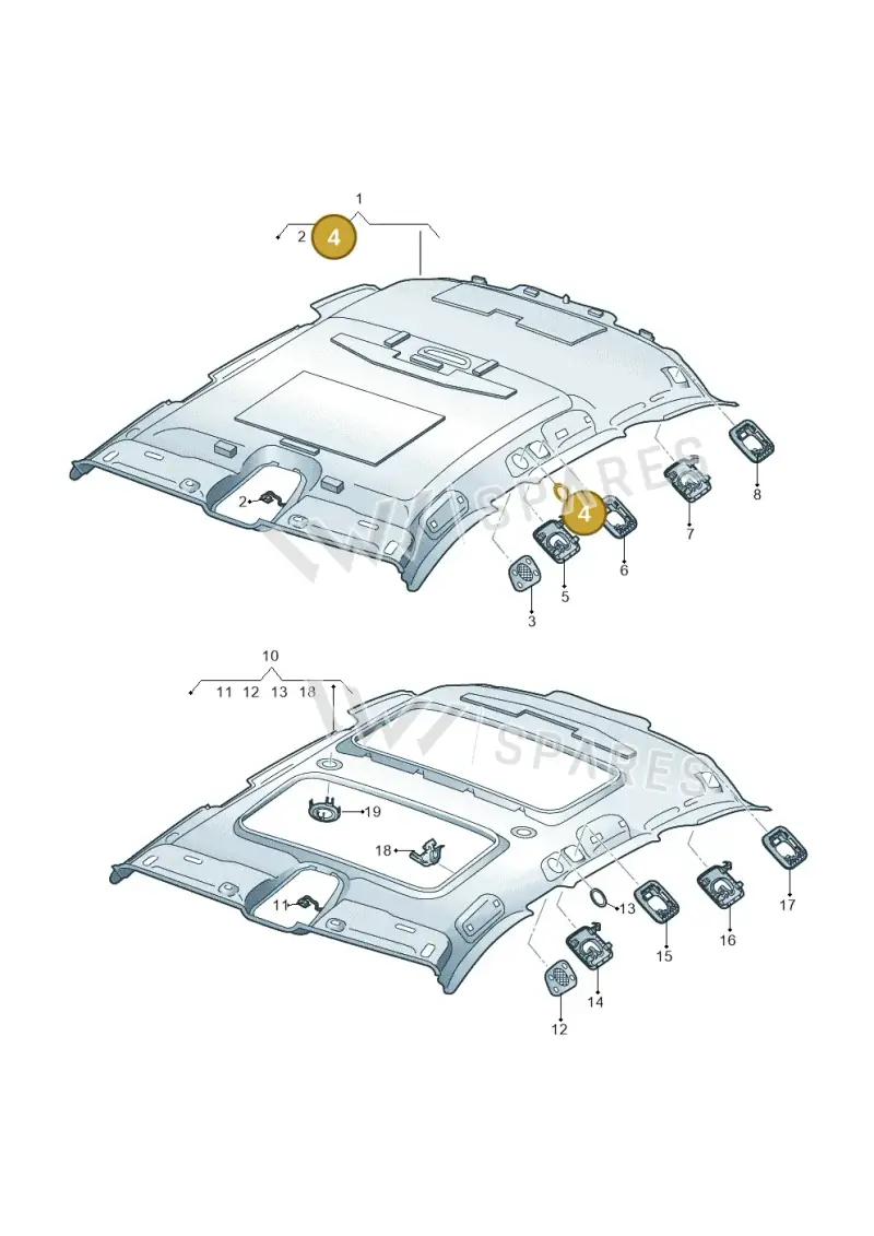N91121601 — Audi RS6 Avant (2019-) diagram 430867560, position 4