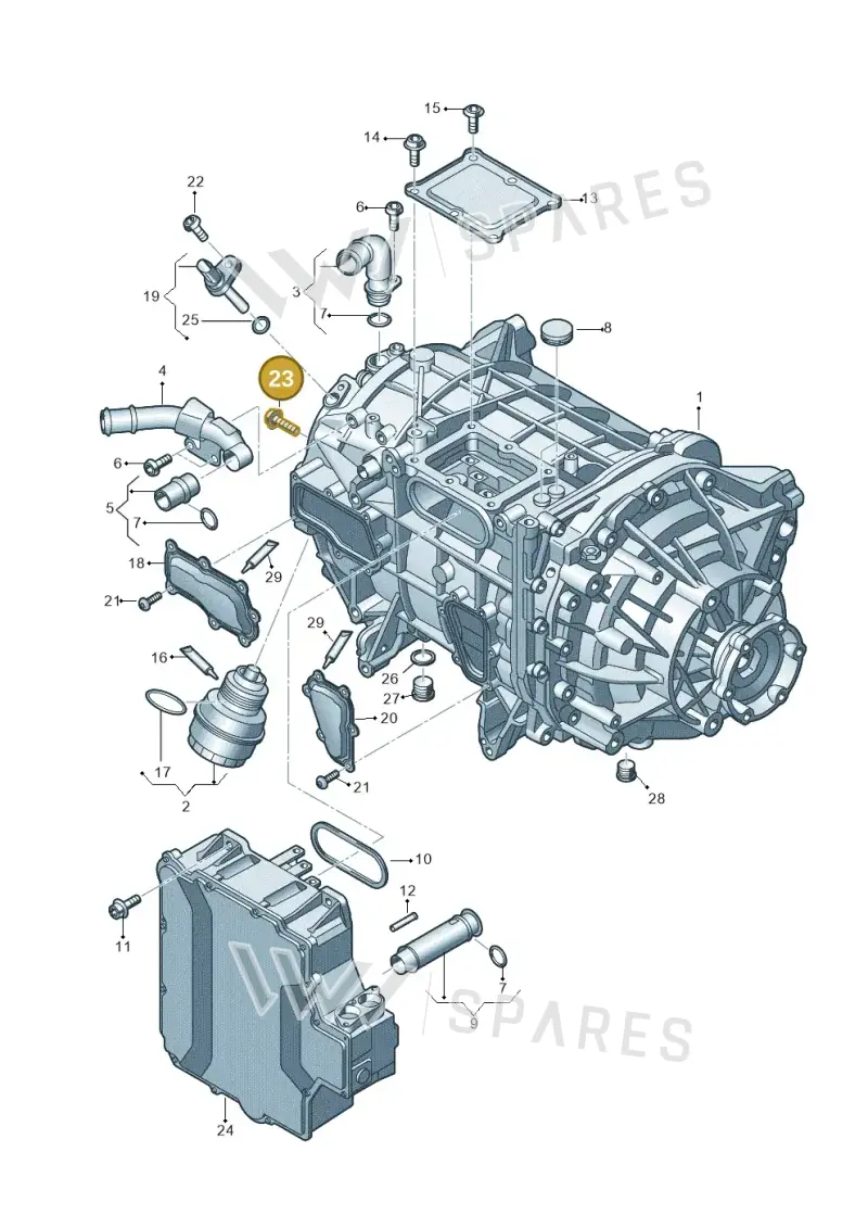 N91124501 — Audi Q8 e-tron (2018-2020) diagram 586103500, position 23
