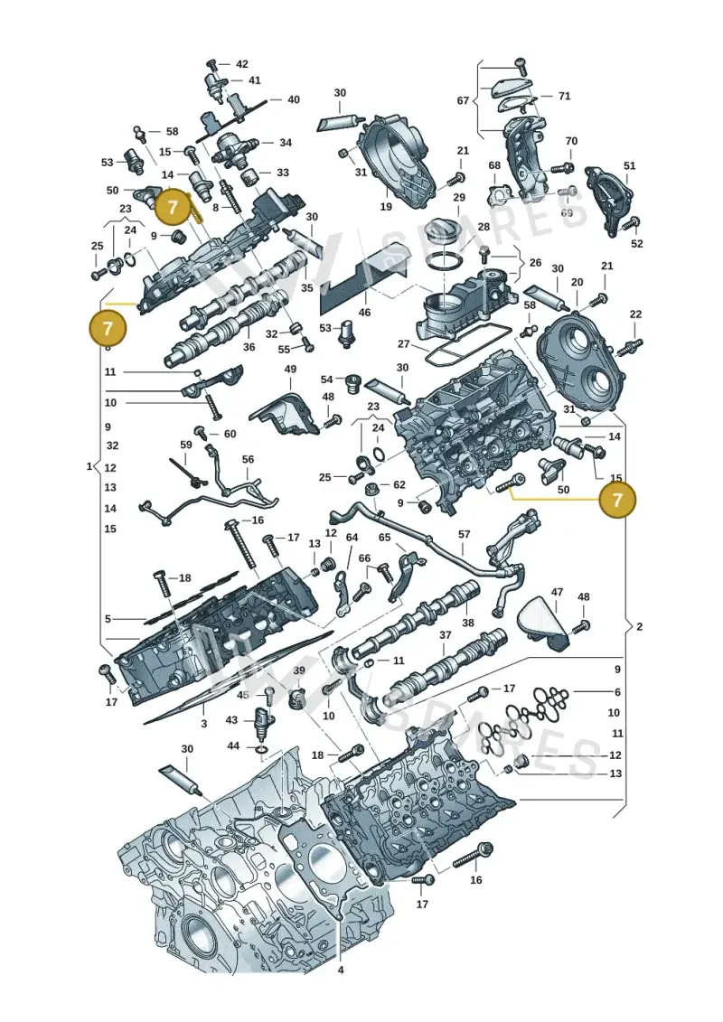 N91127602 — Audi A5 Limo 2.0 (2024-) diagram 849103331, position 7