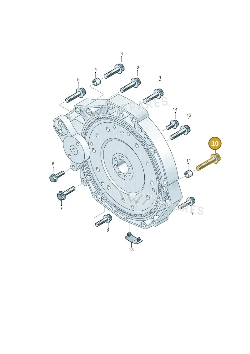 N91129801 — Audi A6 2.0 (2018-) diagram 430300085, position 10