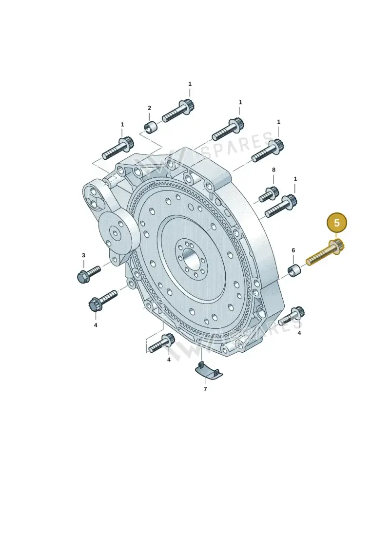 N91129801 — Audi A5 Limo 2.0 (2024-) diagram 8wk300100, position 5