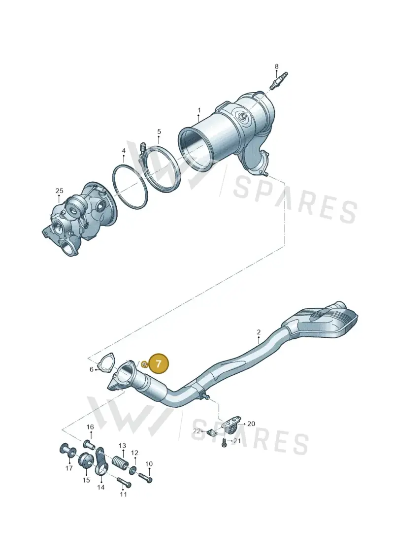 N91130801 — Audi Q8 Quattro 3,0 (2018-) diagram 429253450, position 7
