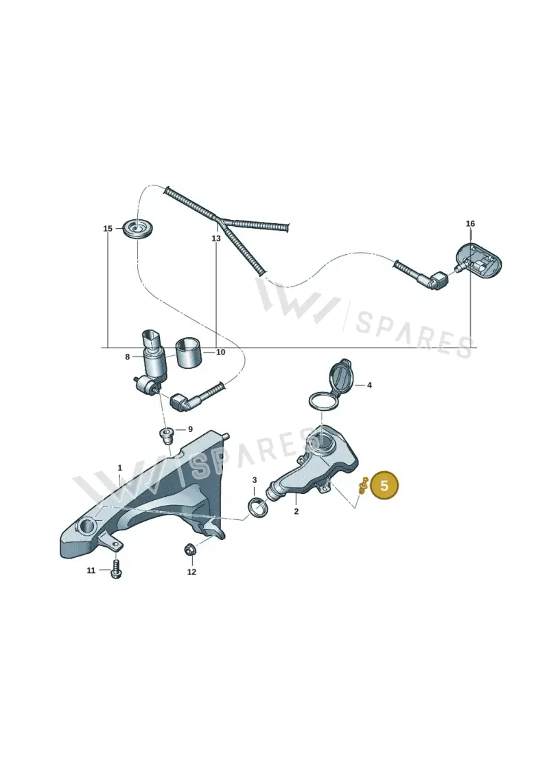 N91141501 — Audi A5 Limo 2.0 (2024-) diagram 8wk955010, position 5