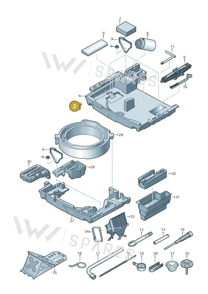 N91147201 — Audi Q5 (2016-2020) diagram 896011100, position 2