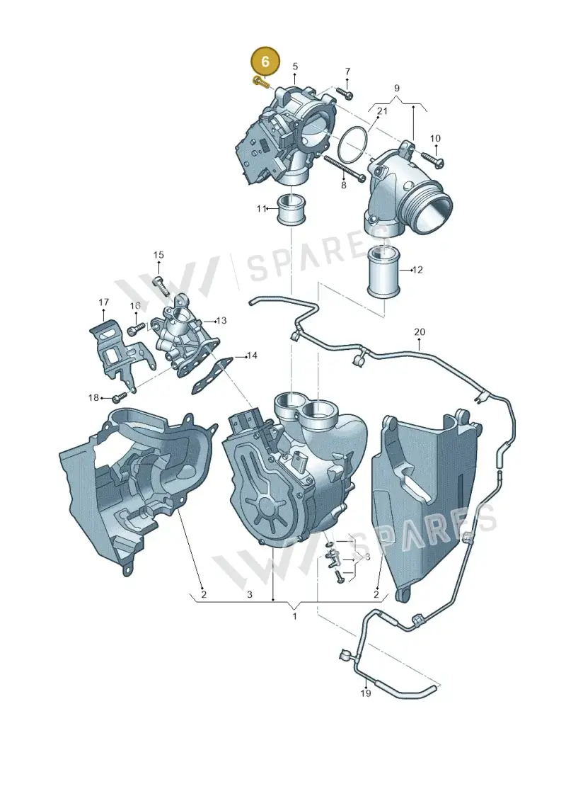 N91148201 — Audi A6 2.0 (2018-) diagram 435145700, position 6