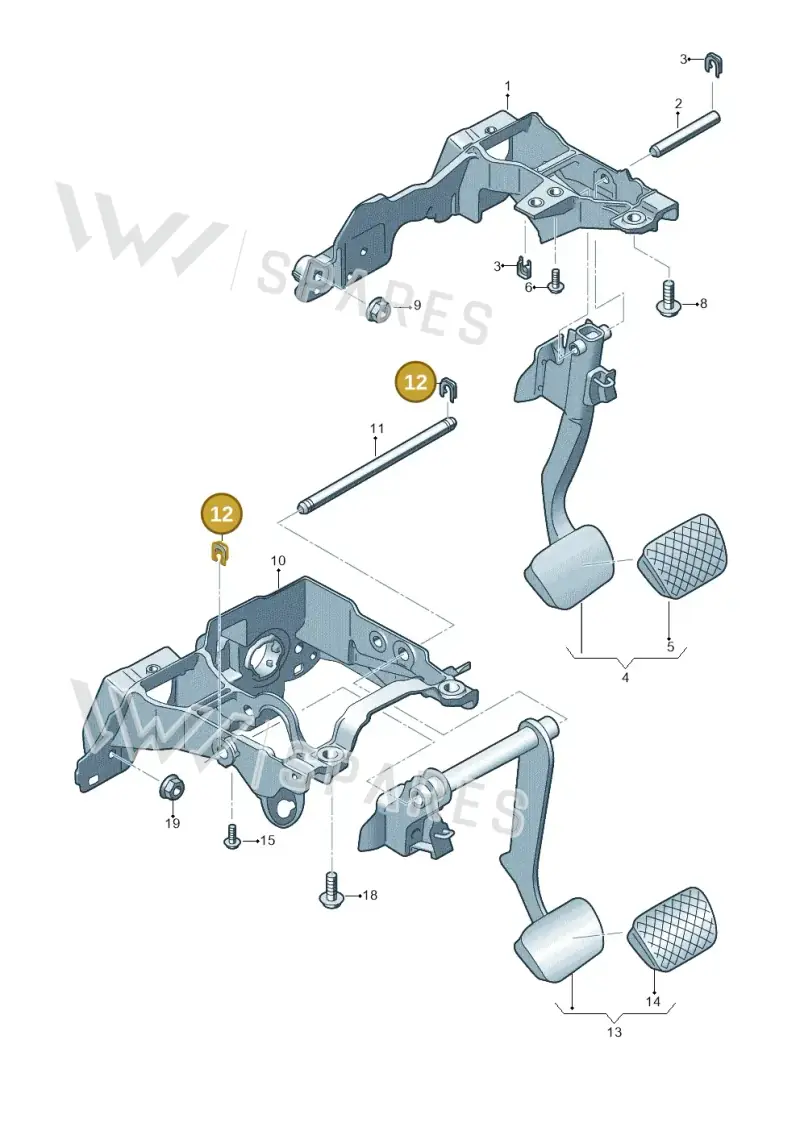 N91148401 — Audi RS6 Avant (2019-) diagram 435723250, position 12