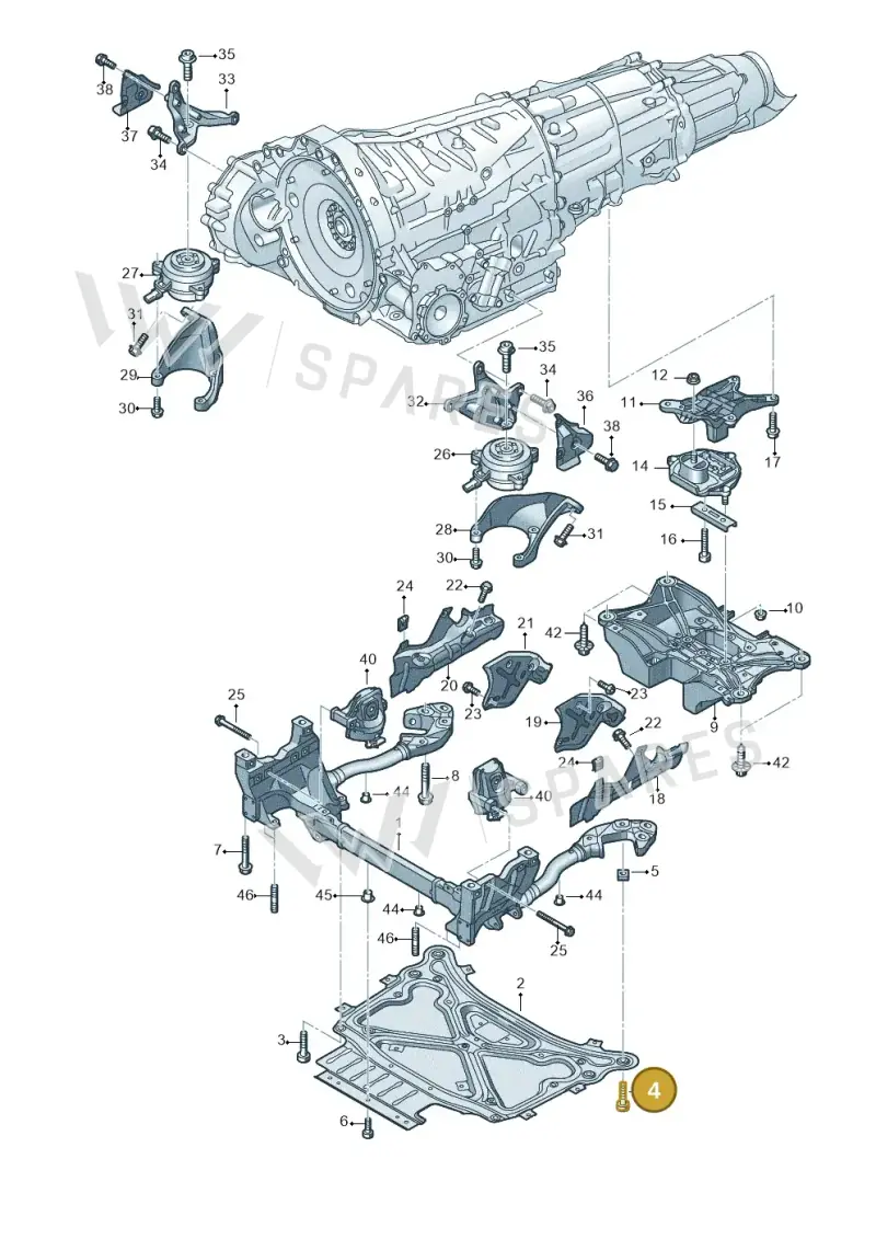 N91151101 — Audi Q8 Quattro 3,0 (2018-) diagram 859399800, position 4