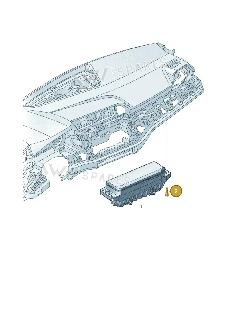 N91151201 — Audi A3 Sportback (2019-2021) diagram 597880010, position 2