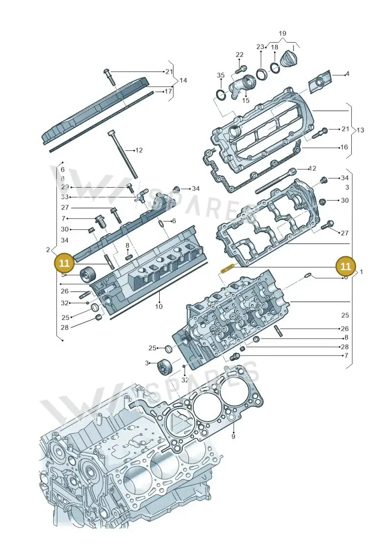 N91164201 — Audi A4 Av. Allroad (2008-2016) diagram 620103400, position 11
