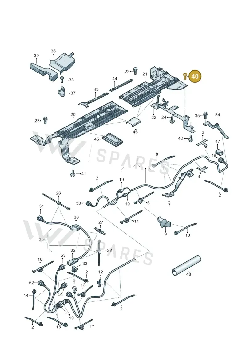 N91166401 — Audi Q4 Sportback (2021-2022) diagram 89a970200, position 40