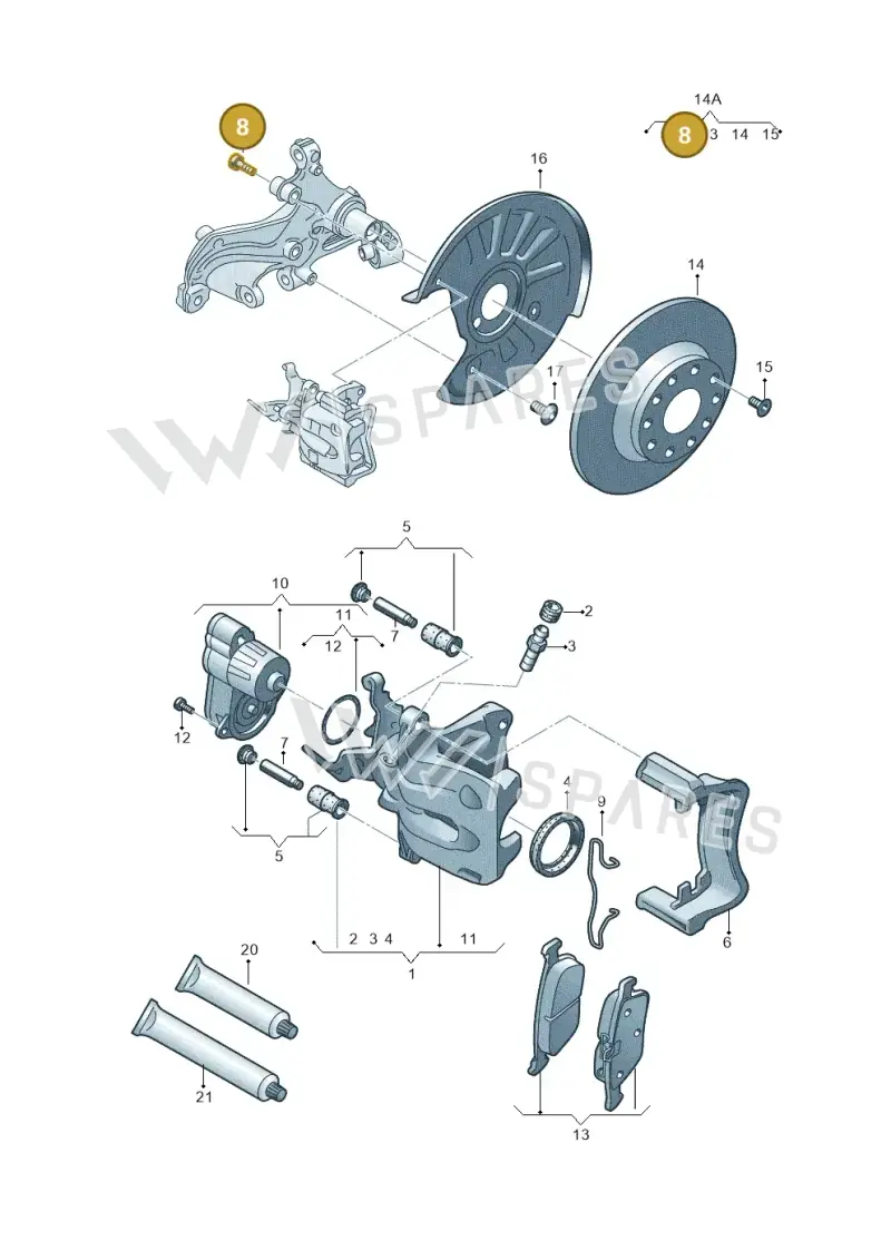 N91168901 — Audi RSQ3 Sportback (2019-2024) diagram 745615610, position 8