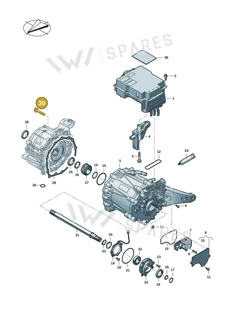 N91174301 — Audi RS e-tron GT (2020-2020) diagram 4j1901401, position 30