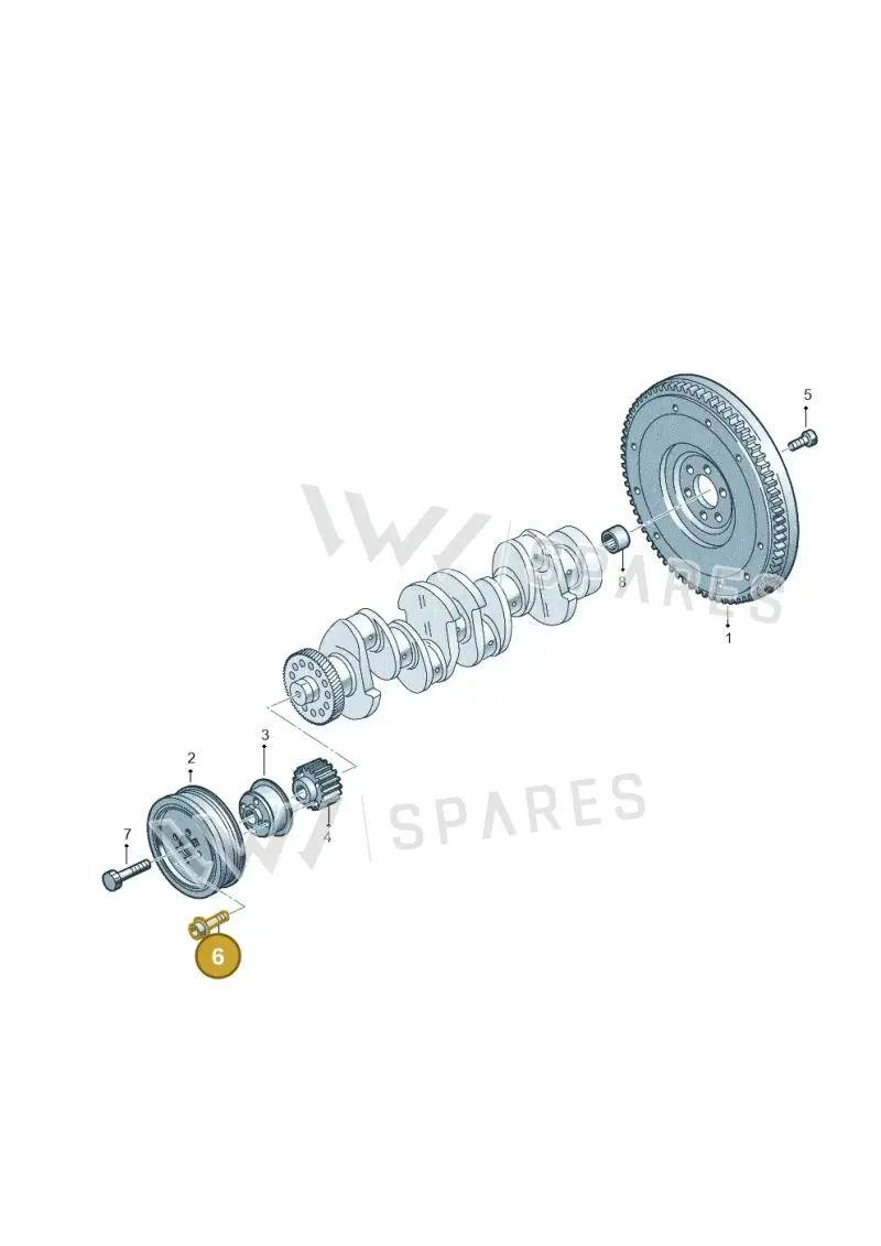 N91174301 — Audi A3 Sportback (2019-2021) diagram 827105960, position 6