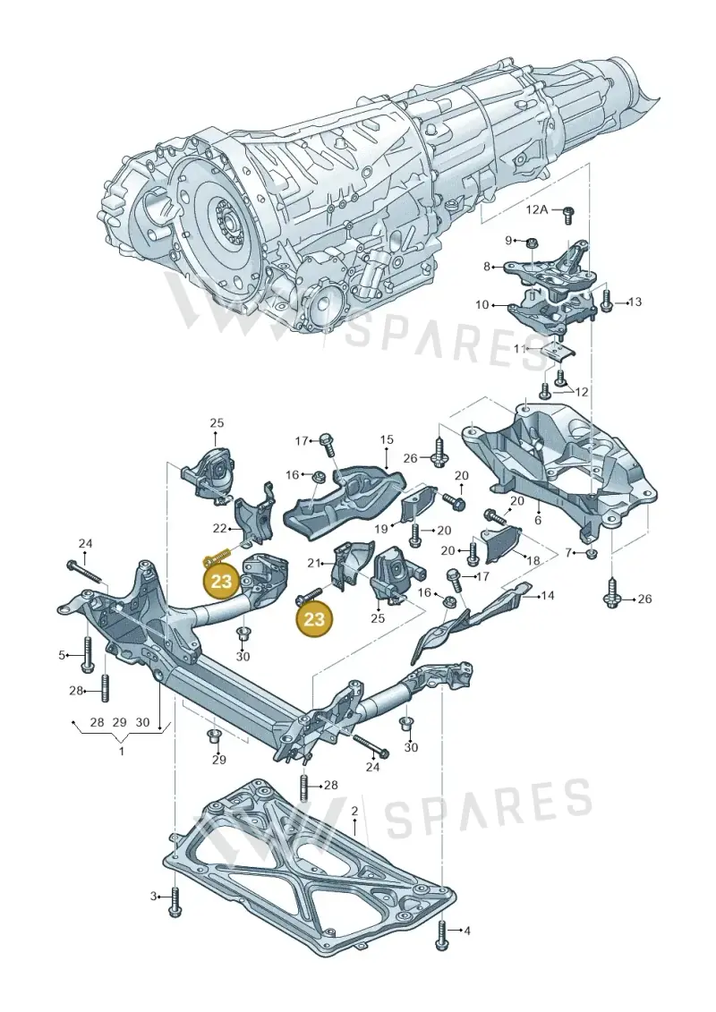 N91174401 — Audi A7 Sportback (2014-2018) diagram 711399750, position 23