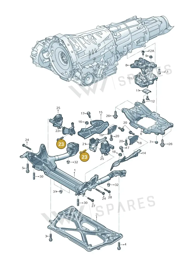 N91174401 — Audi A7 Sportback (2014-2018) diagram 711399770, position 23