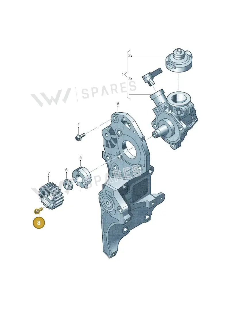 N91176101 — Audi Q5 qu. 2.0 TDI (2012-2017) diagram 636130200, position 8