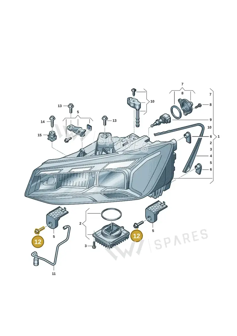 N91183501 — Audi Q2 2.0 TDI (2016-2018) diagram 803941015, position 12