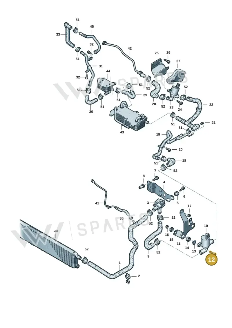 N91199401 — Audi RS Q8 Quattro (2019-) diagram 595121006, position 12