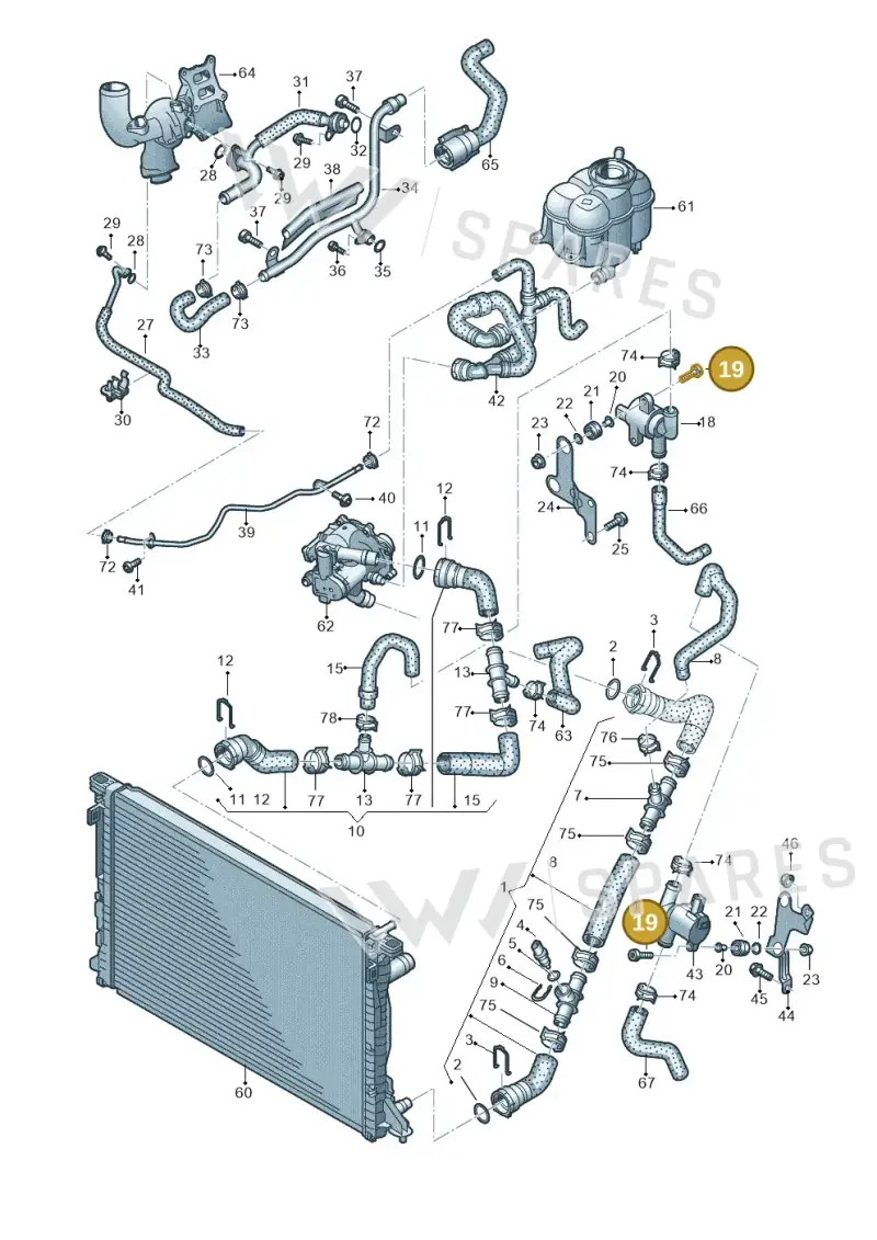 N91199401 — Audi Q8 Quattro 3,0 (2018-) diagram 859121200, position 19