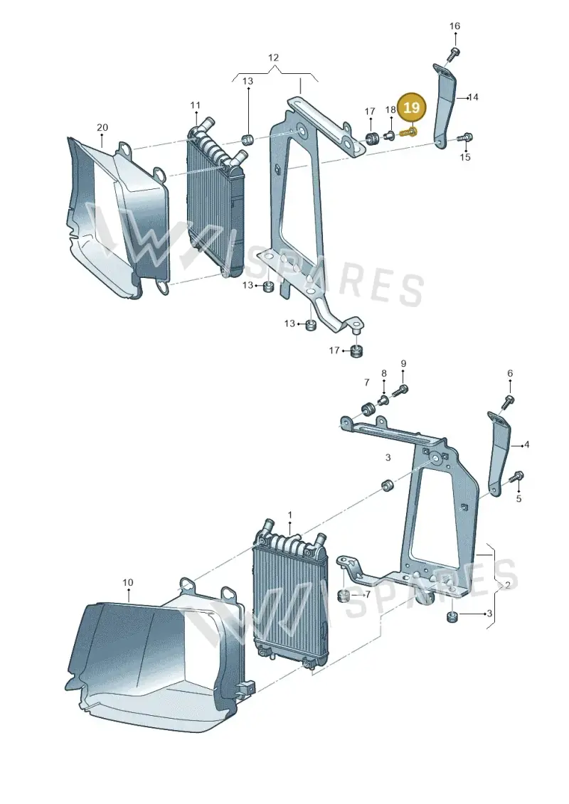 N91199401 — Audi Q8 Quattro 3,0 (2018-) diagram 859121730, position 19