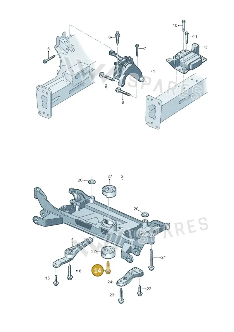 N91201001 — Audi RSQ3 Sportback (2019-2024) diagram 858199100, position 14