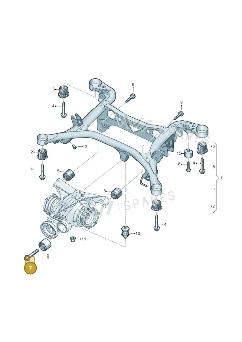 N91201301 — Audi RS Q8 Quattro (2019-) diagram 859505100, position 7