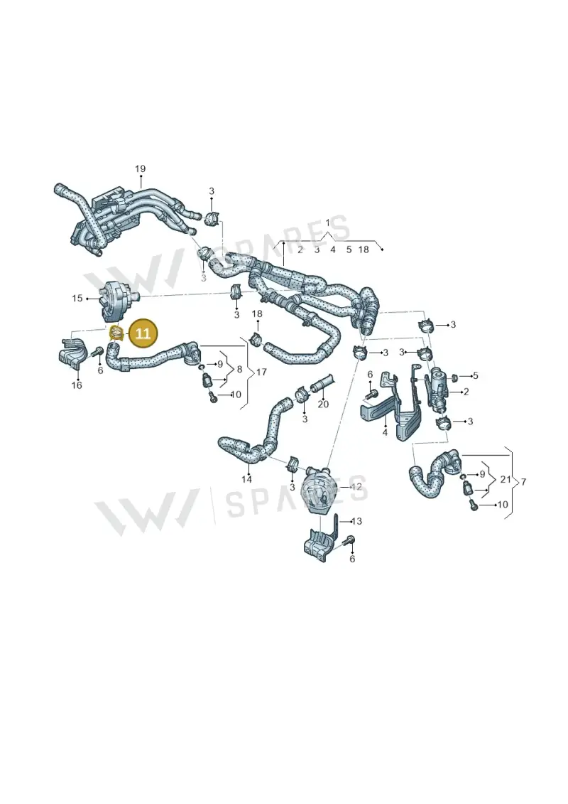 N91202404 — Audi Q4 Sportback (2021-2022) diagram 10a121210, position 11