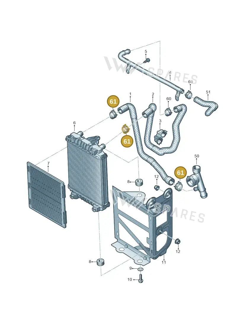 N91202404 — Audi A3 Sportback (2019-2021) diagram 745121490, position 61