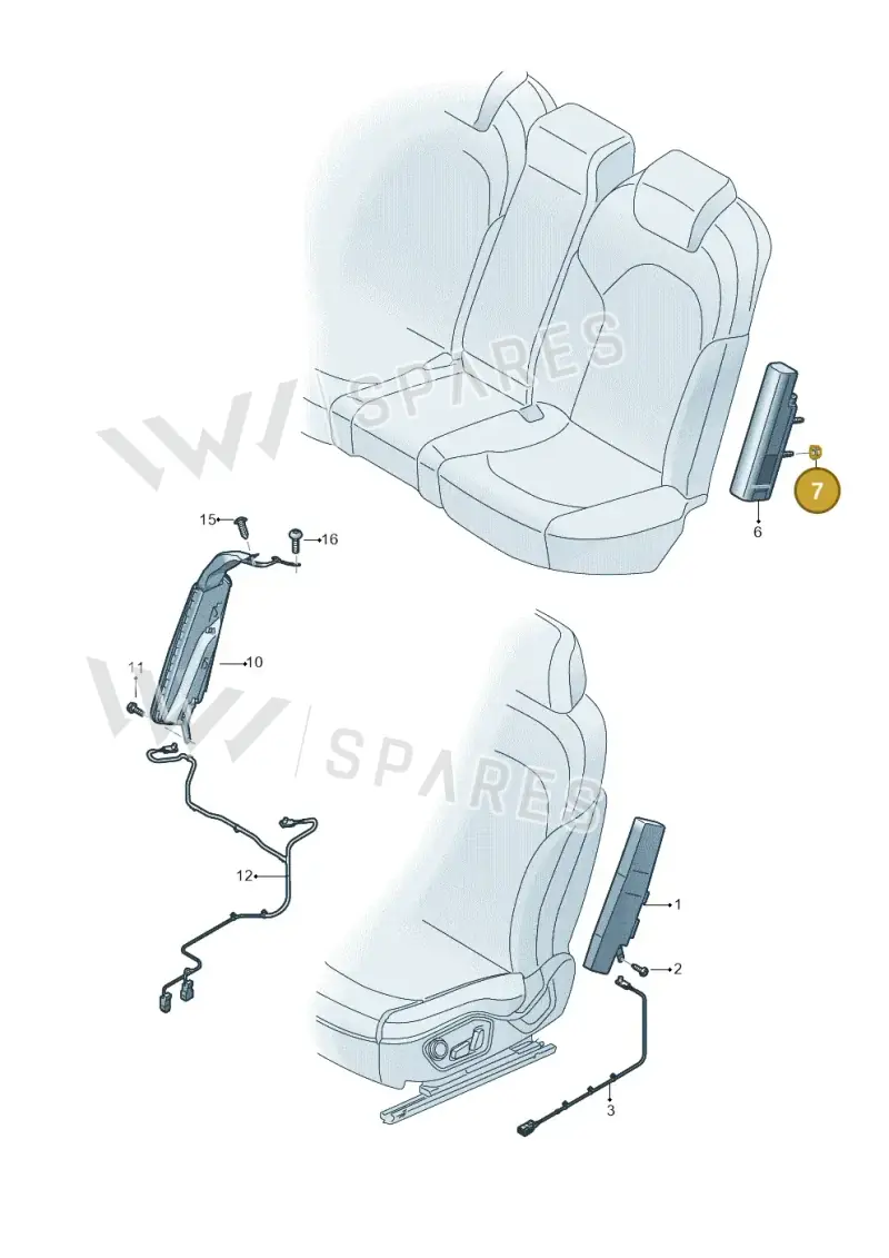 N91205301 — Audi Q4 Sportback (2021-2022) diagram 89a880200, position 7