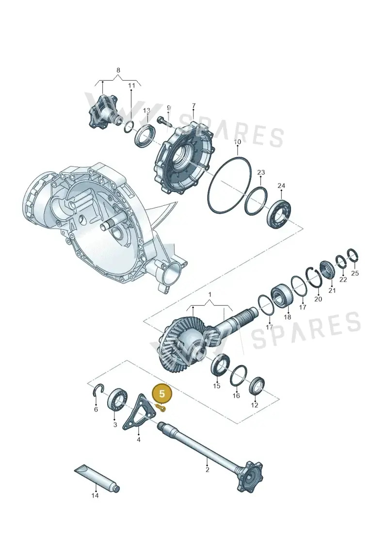 N91208801 — Audi A5 Limo 2.0 (2024-) diagram 798409055, position 5