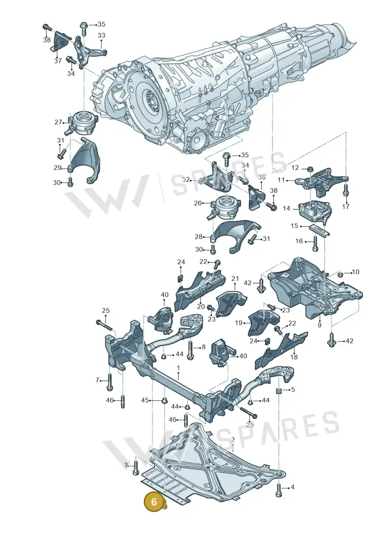 N91208802 — Audi Q8 Quattro 3,0 (2018-) diagram 859399800, position 6