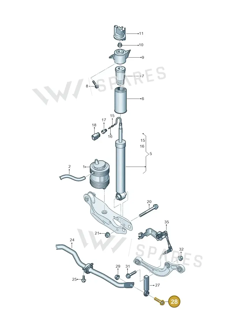 N91228901 — Audi Q6 e-tron (2023-) diagram 896511150, position 28