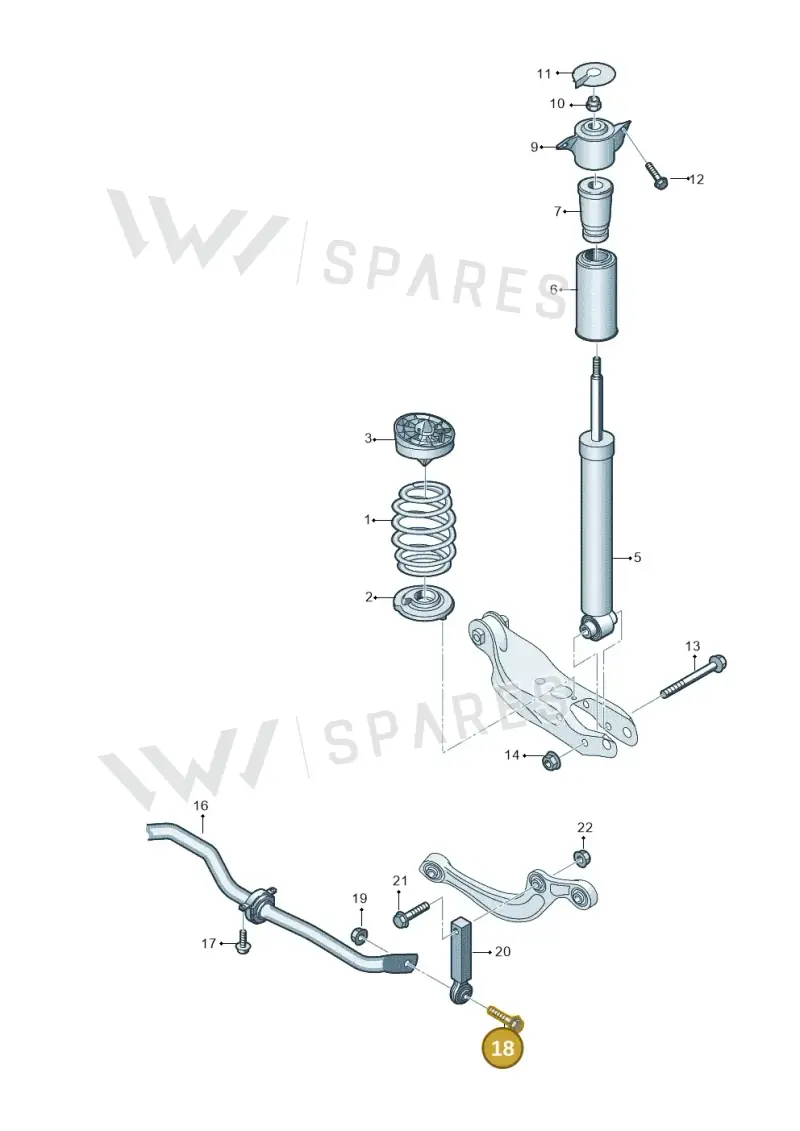 N91228901 — Audi A5 Limo 2.0 (2024-) diagram 859511000, position 18