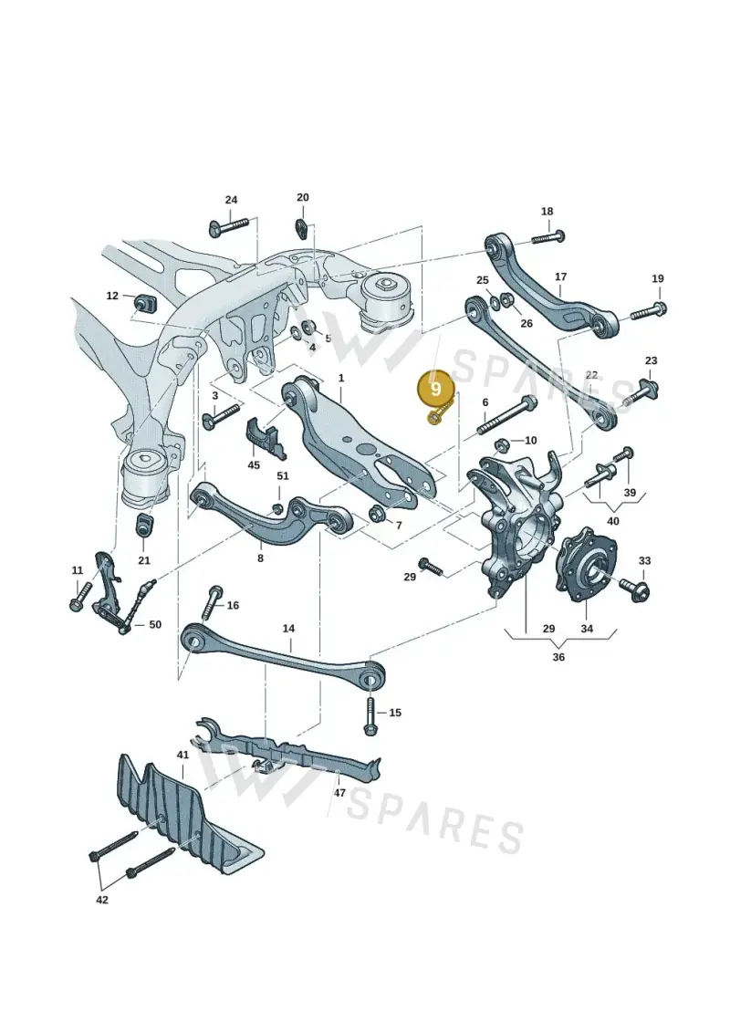 N91237101 — Audi A5 Limo 2.0 (2024-) diagram 8wk505300, position 9