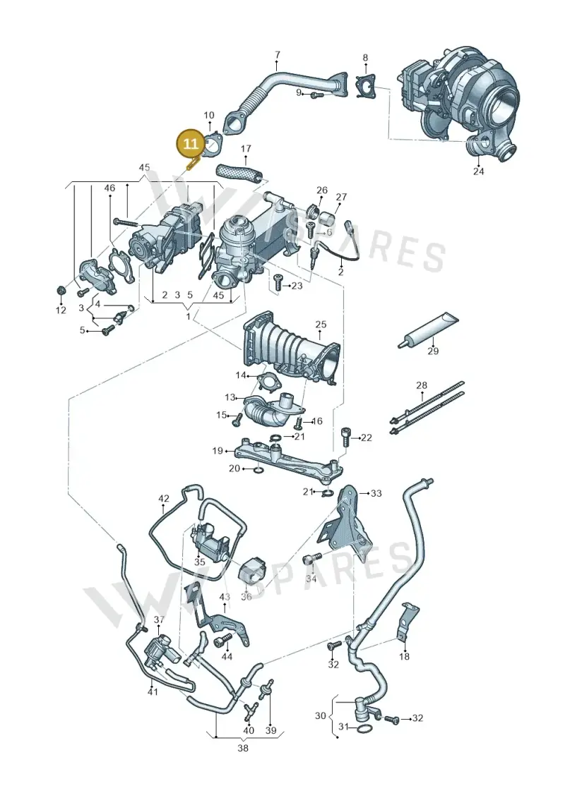 N91248201 — Audi Q8 Quattro 3,0 (2018-) diagram 429131200, position 11