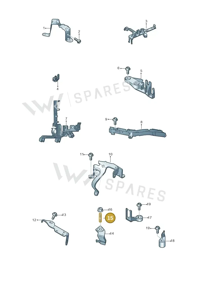 N91248201 — Audi Q8 Quattro 3,0 (2018-) diagram 429971020, position 15