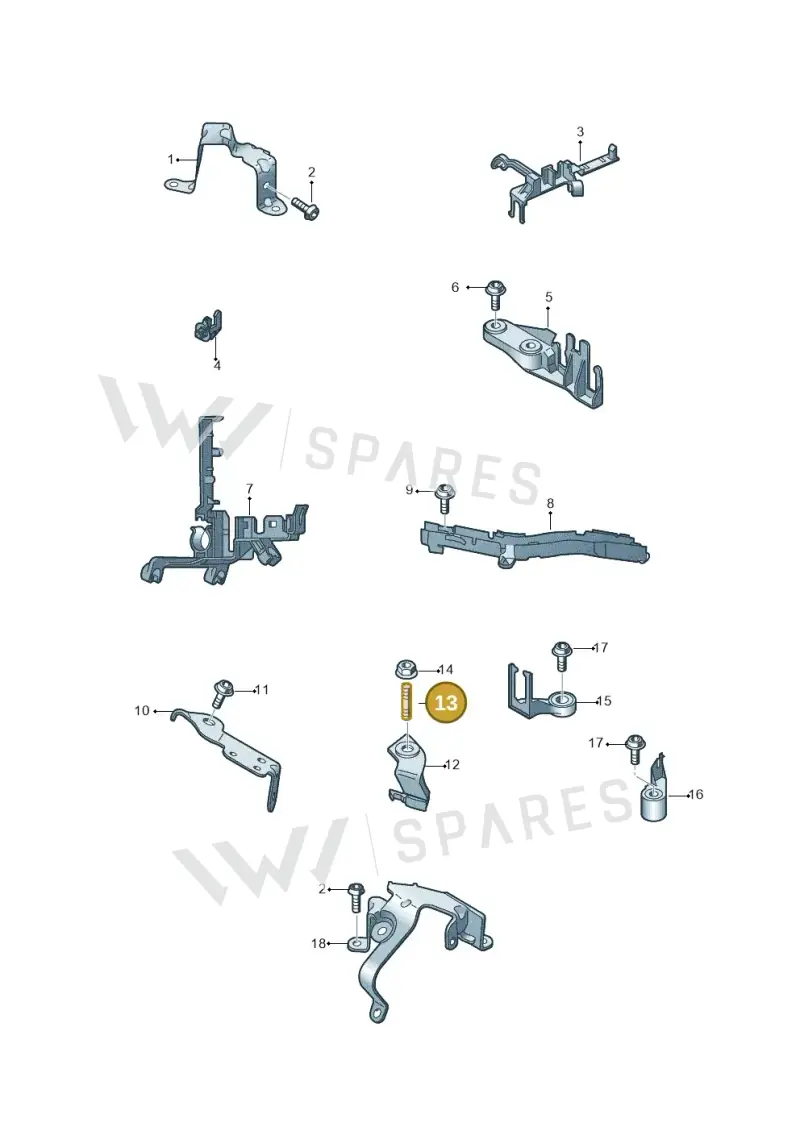 N91248201 — Audi Q7 qu. 3.0 TDI (2015-2019) diagram 859971020, position 13