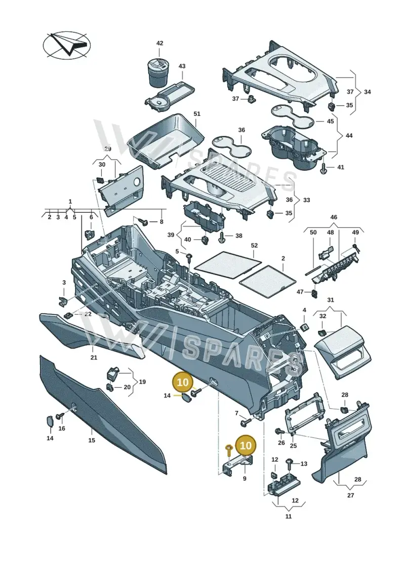 N91261302 — Audi Q6 e-tron (2023-) diagram f5s863500, position 10