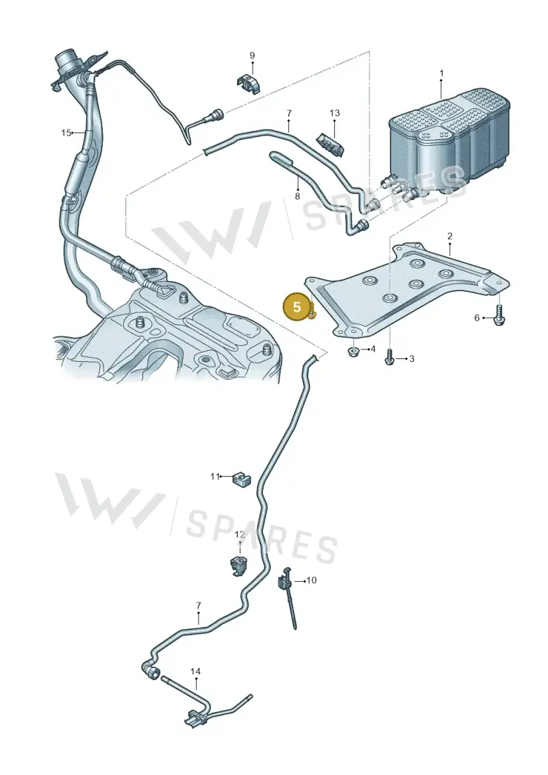 N91264001 — Audi RS6 Avant (2019-) diagram 538201830, position 5