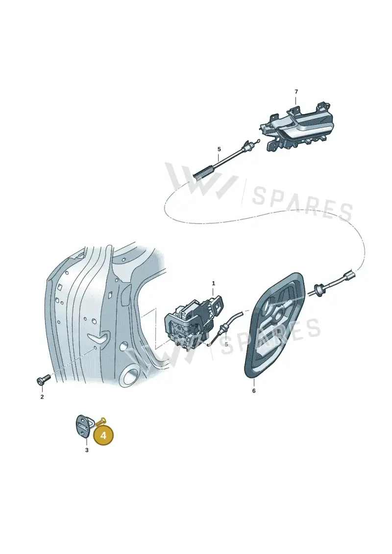 N91277801 — Audi A5 Limo 2.0 (2024-) diagram 8wk837030, position 4
