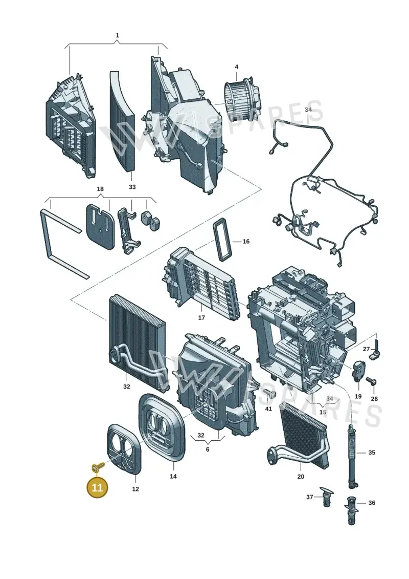 N91279501 — Audi Q6 e-tron (2023-) diagram f5s820150, position 11